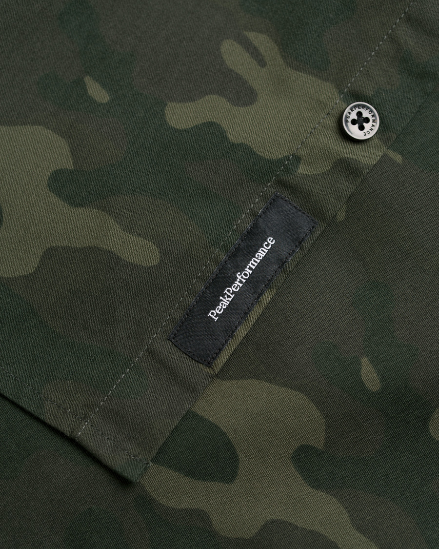 Herre | Skjorter | Peak Performance | Keen Camo Shirt Green
