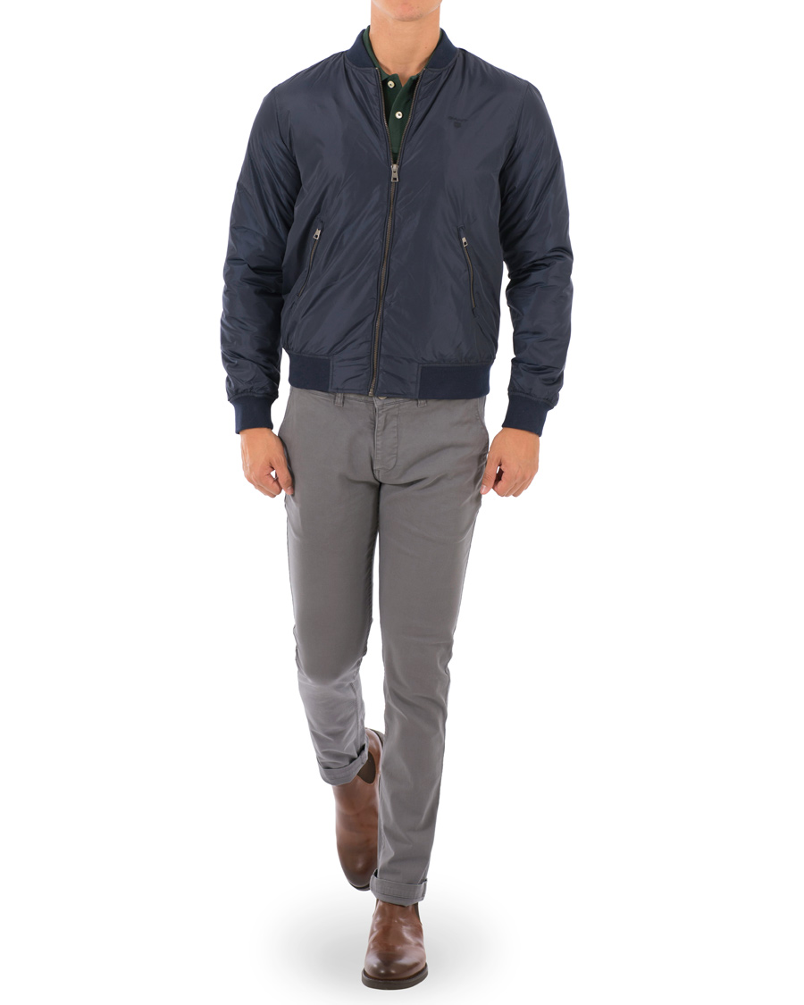 Herre | Jakker | GANT | The Winter Pilot Jacket Navy
