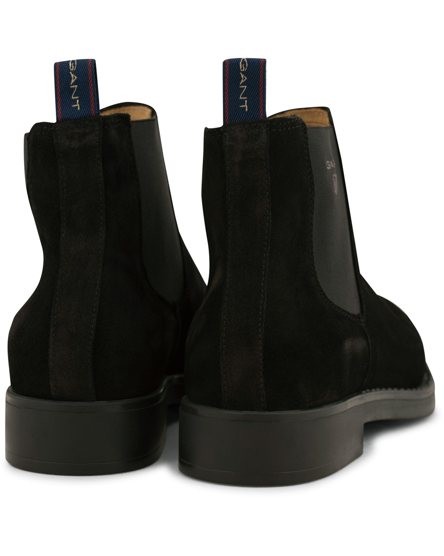 Herre | GANT Oscar Chelsea Boot Black Suede | GANT | Oscar Chelsea Boot Black Suede