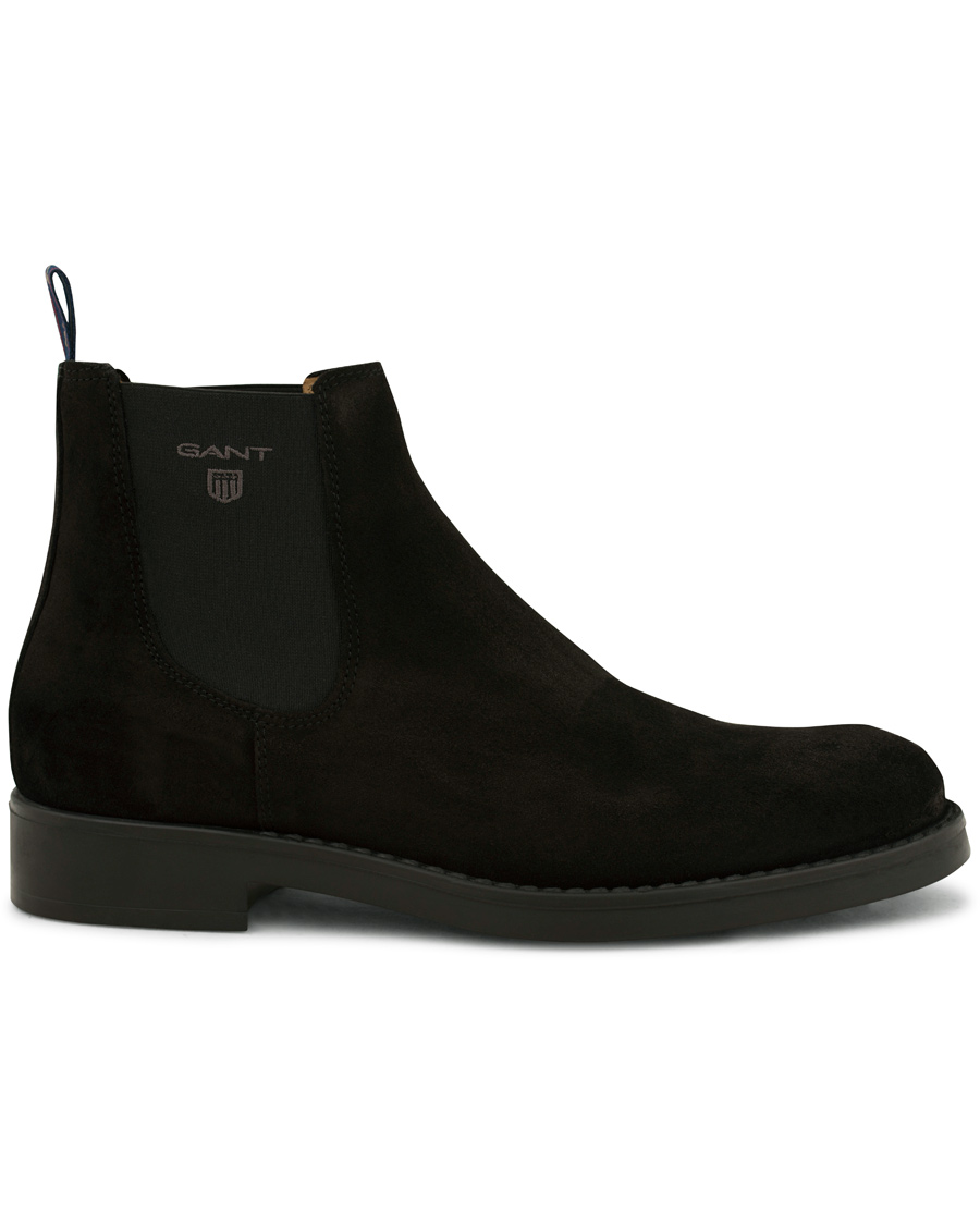 Herre | GANT Oscar Chelsea Boot Black Suede | GANT | Oscar Chelsea Boot Black Suede