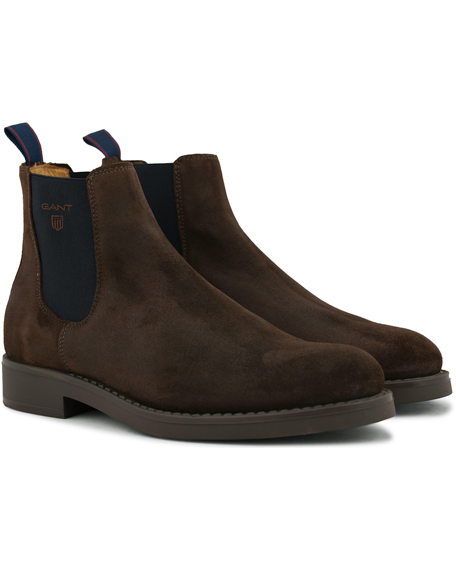 GANT Chelsea Boot Dark Brown Suede