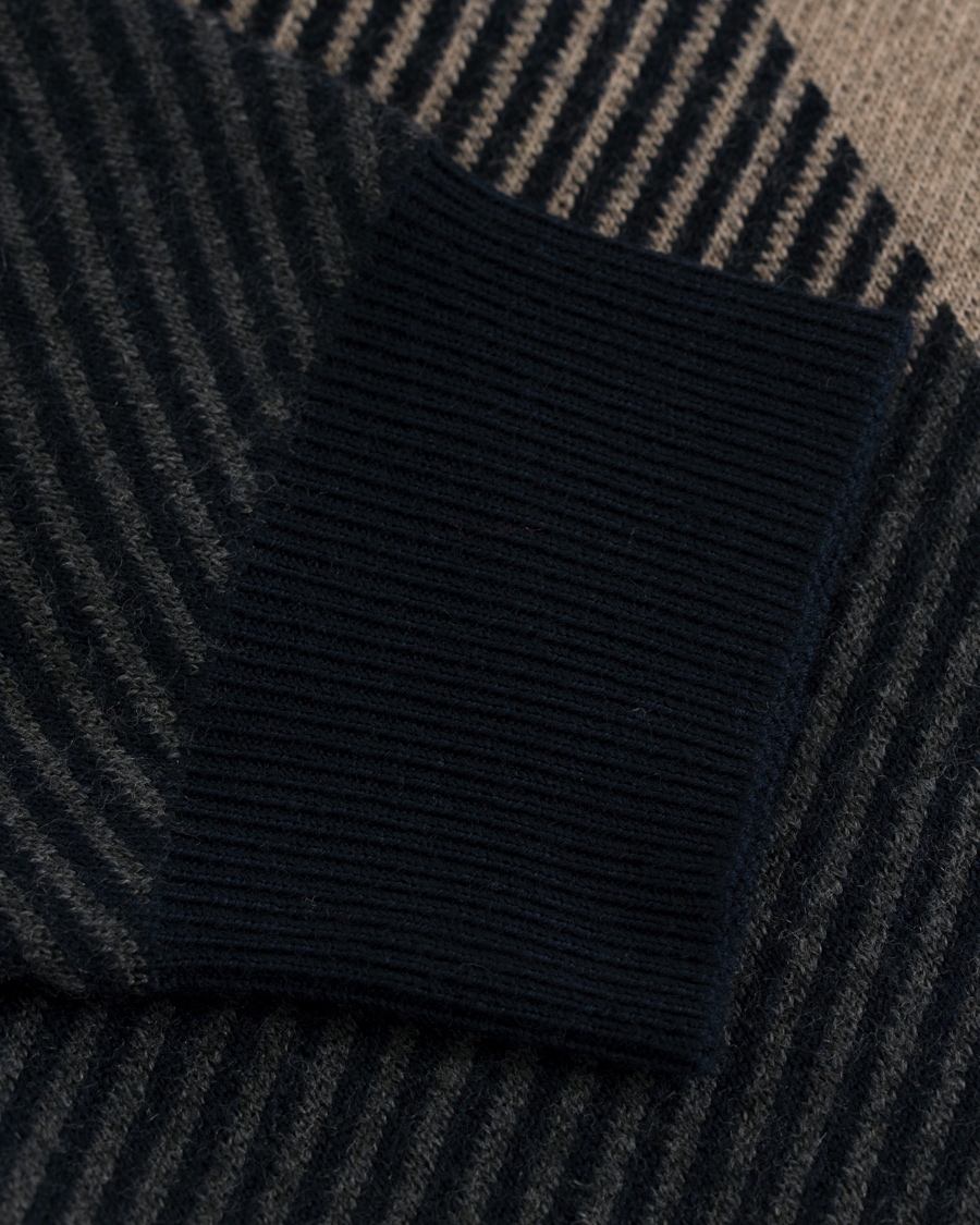 Herre | Trøjer | Aquascutum | Clapton Large Check Knit Navy