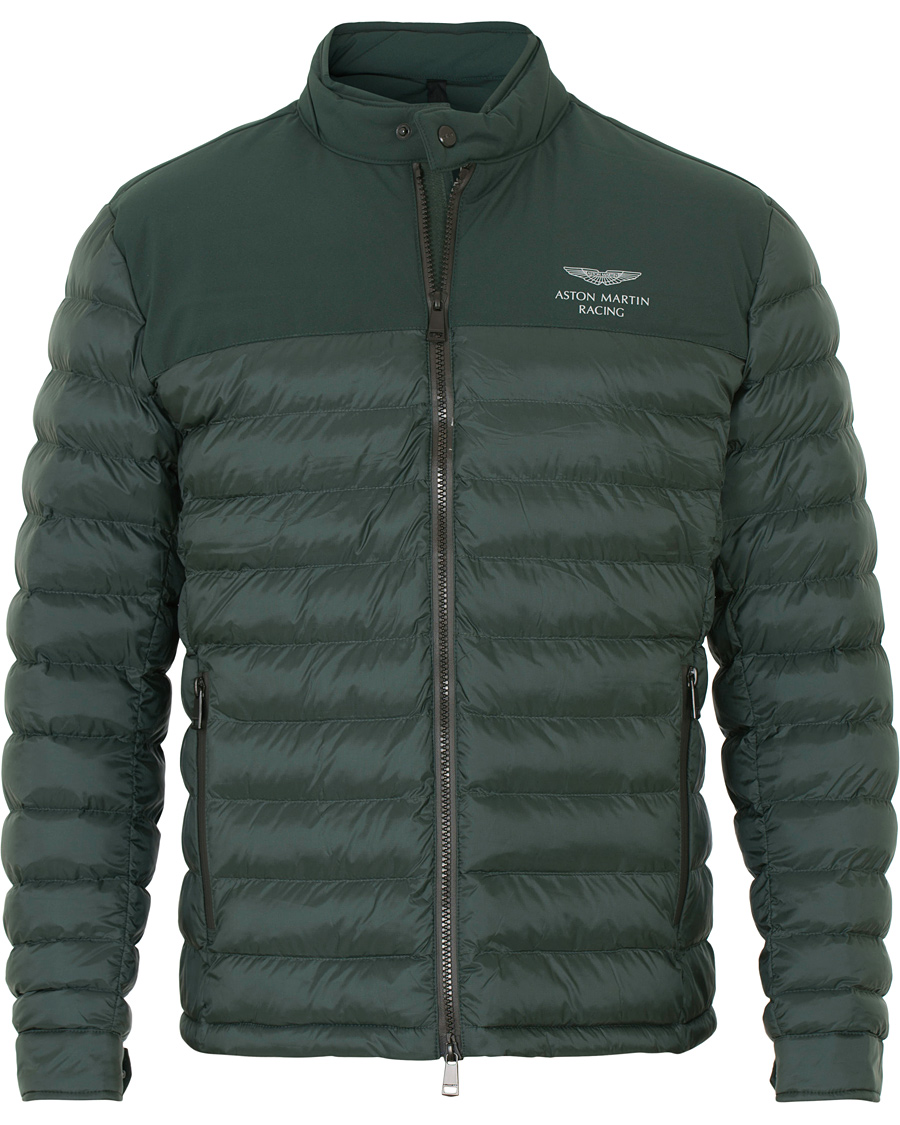 Herre | Jakker | Hackett | Aston Martin Tech Moto Down Jacket Racing Green