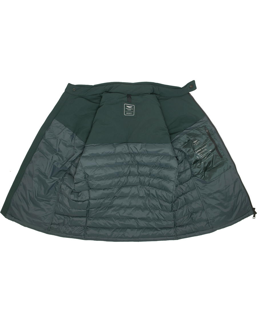 Herre | Jakker | Hackett | Aston Martin Tech Moto Down Jacket Racing Green