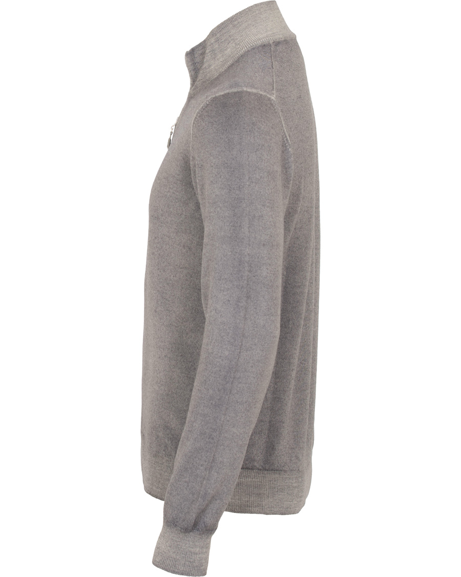 Herre | Trøjer | Gran Sasso | Merino Vintage Full Zip Light Grey