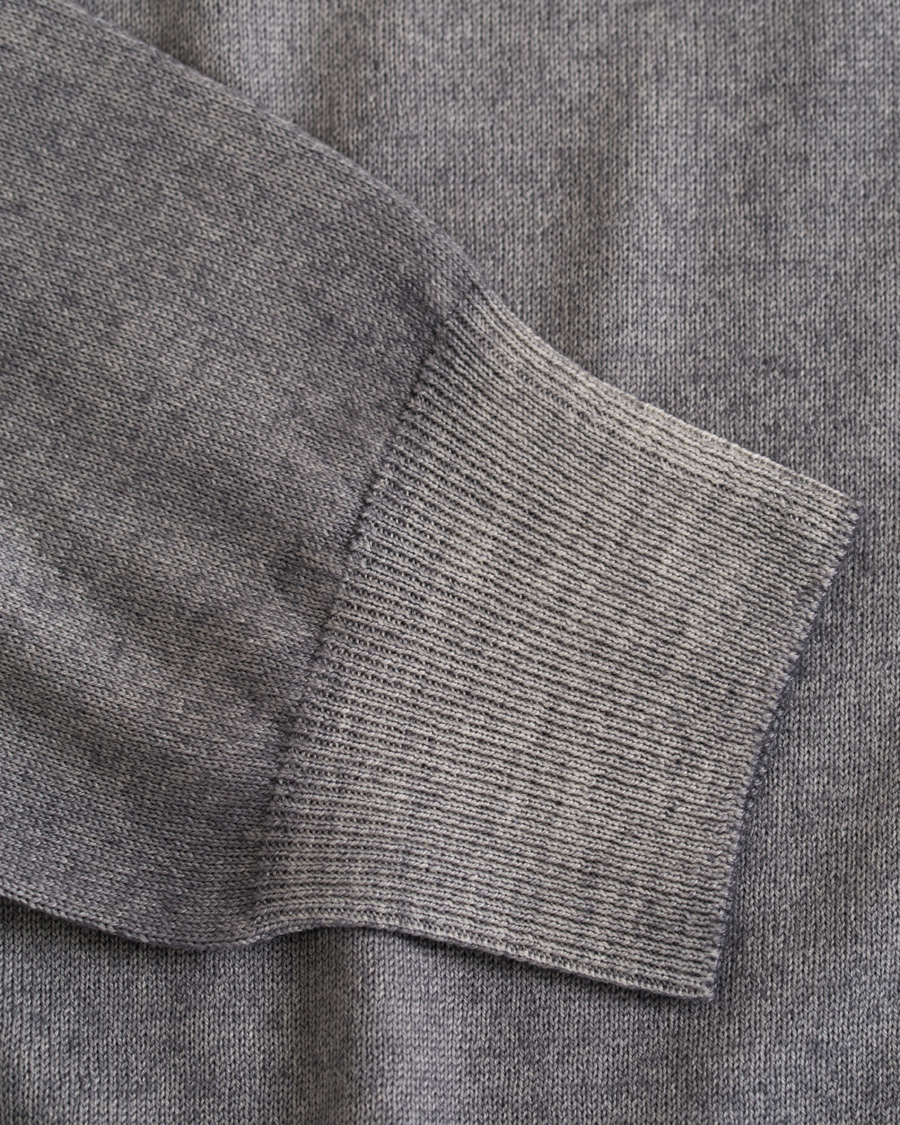 Herre | Trøjer | Gran Sasso | Merino Vintage Full Zip Light Grey