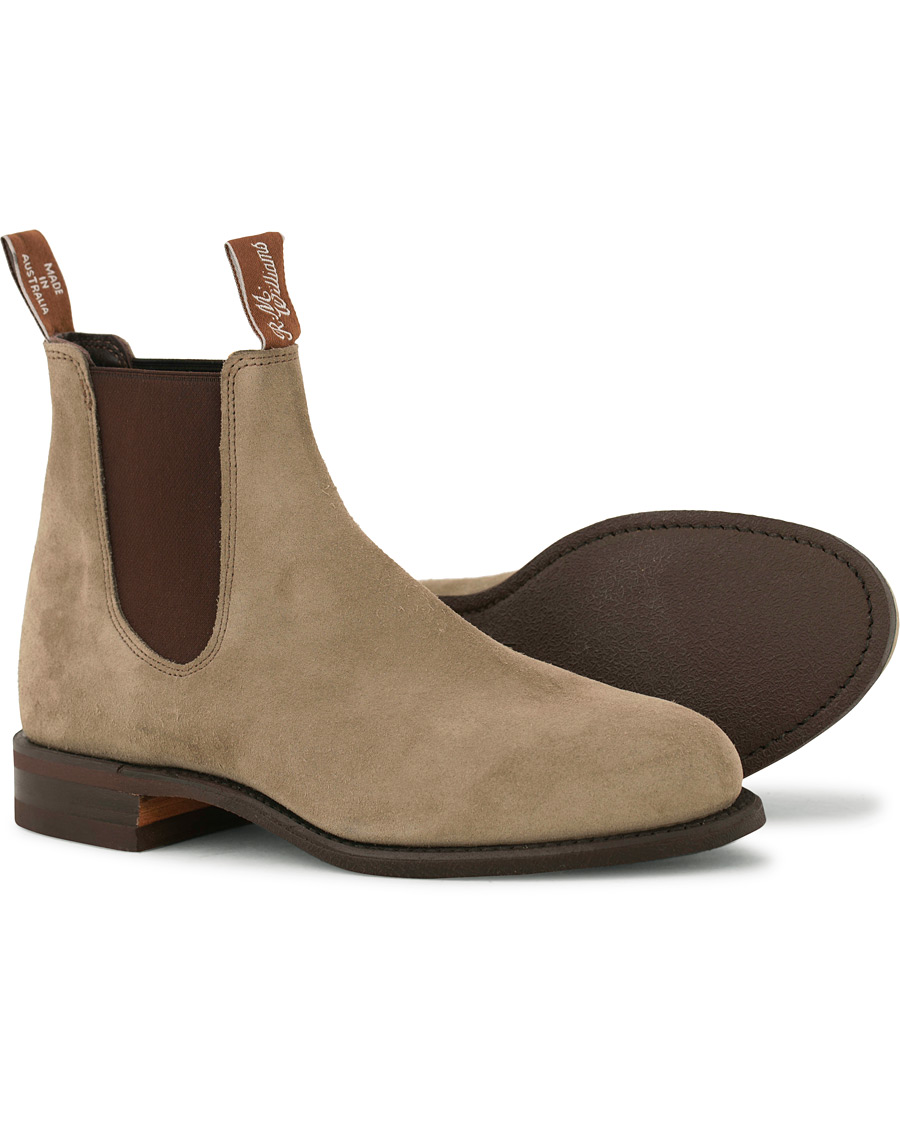 Herre | R.M.Williams Wentworth G Boot Oatmeal Suede | R.M.Williams | Wentworth G Boot Oatmeal Suede