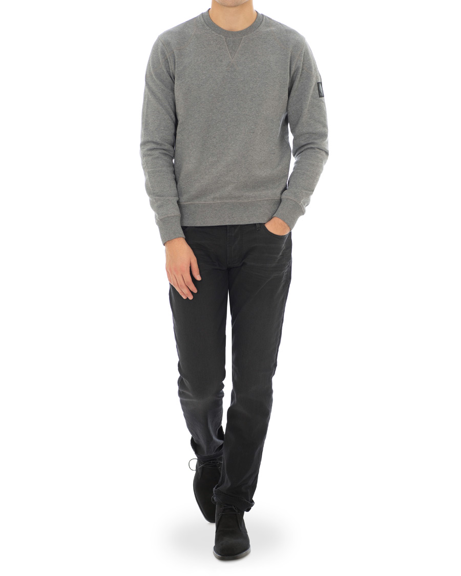 Herre | Trøjer | Belstaff | Jefferson Crew Neck Sweatshirt Grey Melange