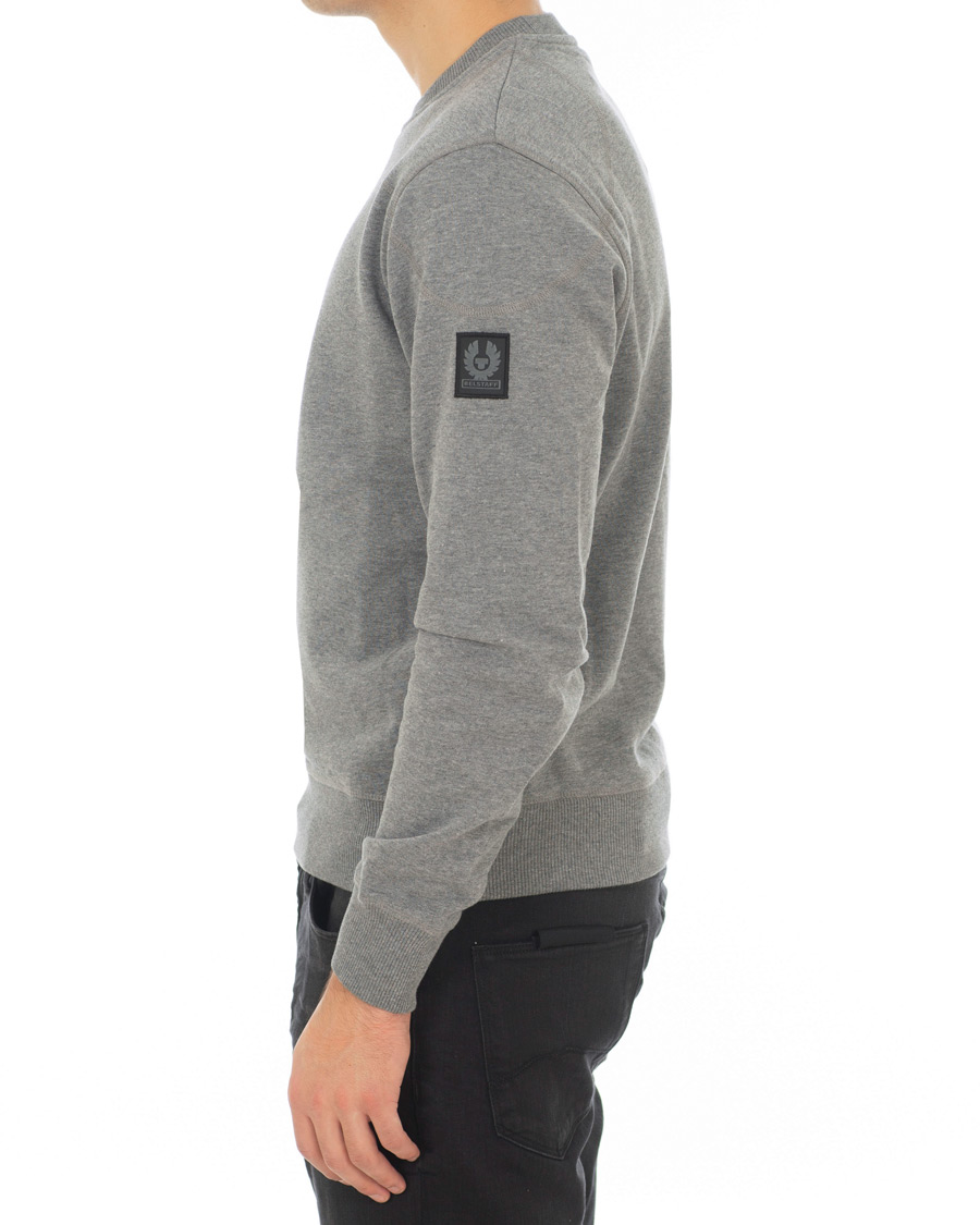 Herre | Trøjer | Belstaff | Jefferson Crew Neck Sweatshirt Grey Melange