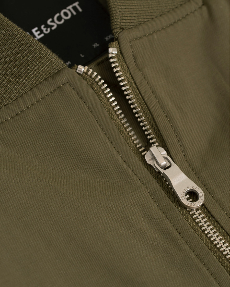 Herre | Jakker | Lyle & Scott | Bomber Jacket Olive