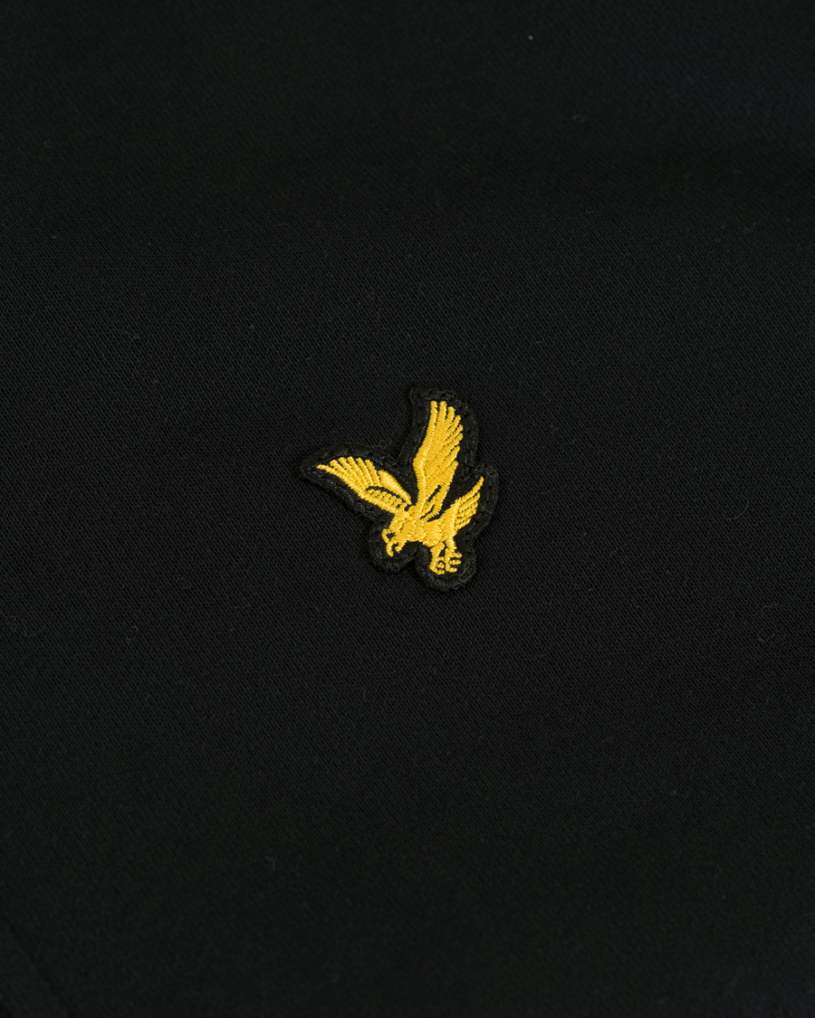 Herre | Trøjer | Lyle & Scott | Half Zip Hoodie True Black
