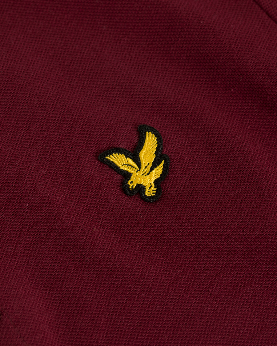 Herre | Polotrøjer | Lyle & Scott | Plain Pique Polo Claret Jug