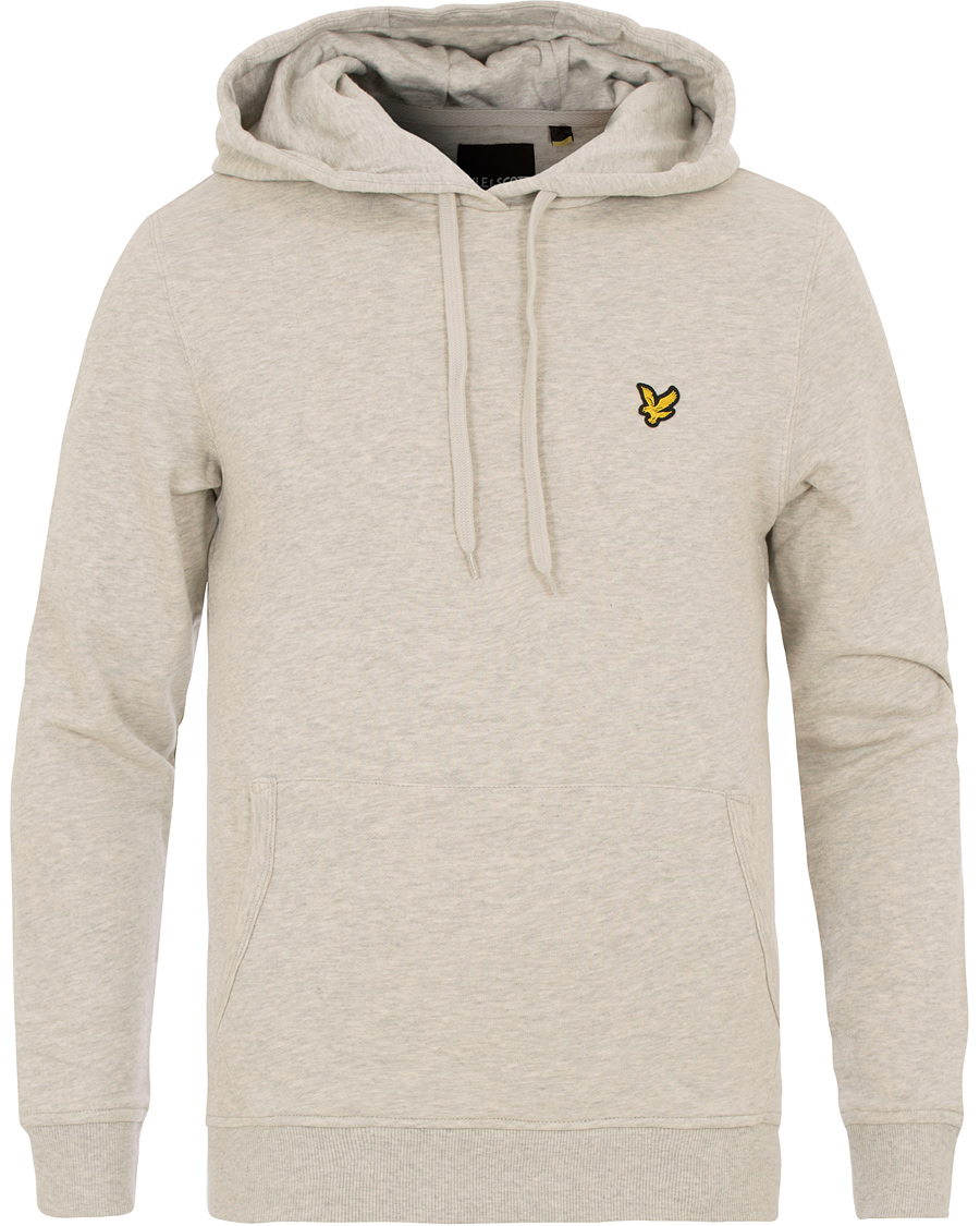 Herre | Trøjer | Lyle & Scott | Pullover Hoodie Light Grey Marl