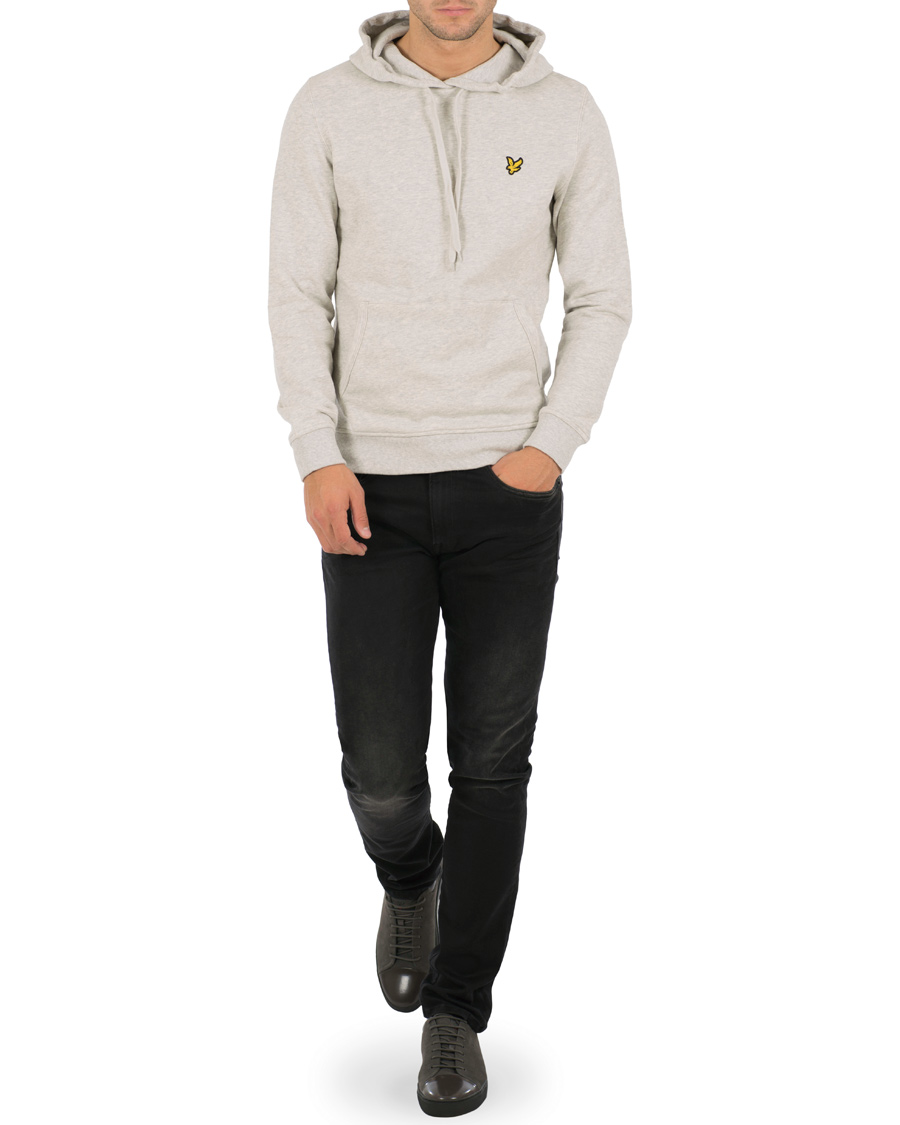 Herre | Trøjer | Lyle & Scott | Pullover Hoodie Light Grey Marl