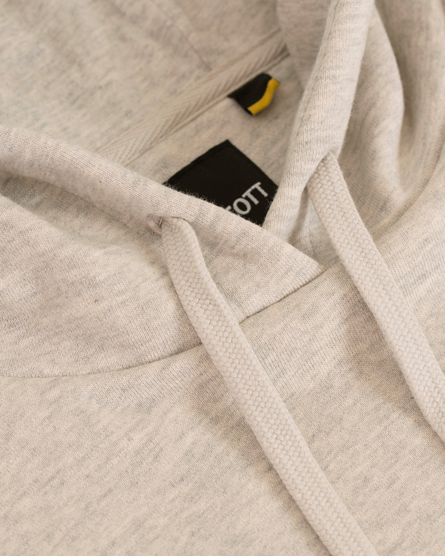 Herre | Trøjer | Lyle & Scott | Pullover Hoodie Light Grey Marl