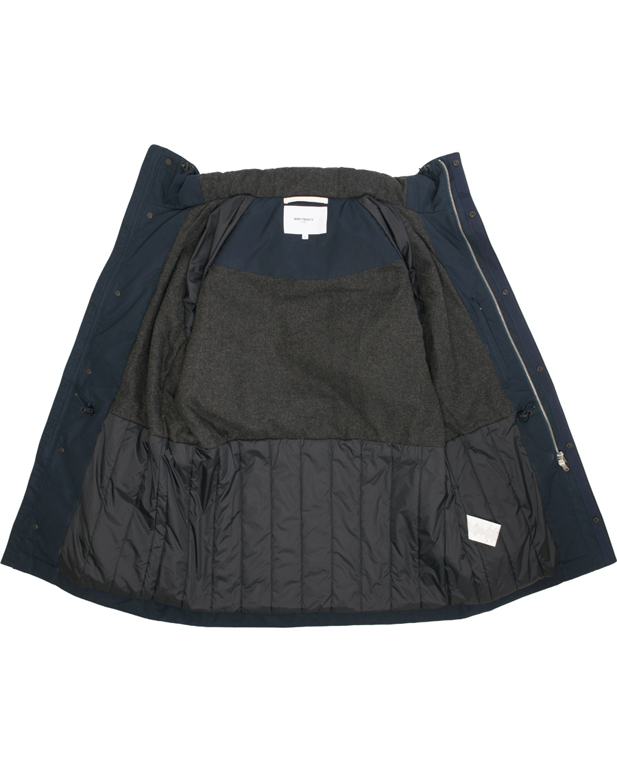 Herre | Jakker | Norse Projects | Lindisfarni Cambric Jacket Dark Navy