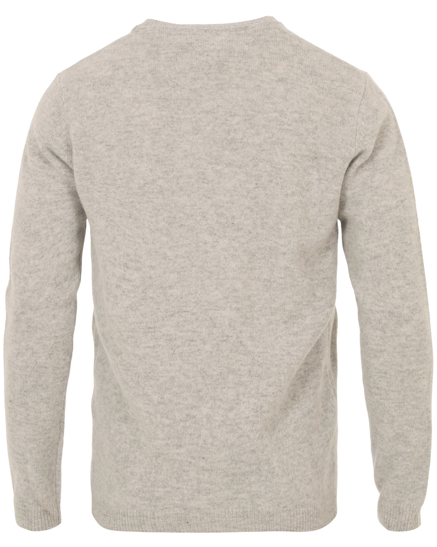 Herre | Trøjer | Norse Projects | Sigfred Lambswool Crew Neck Light Grey Melange