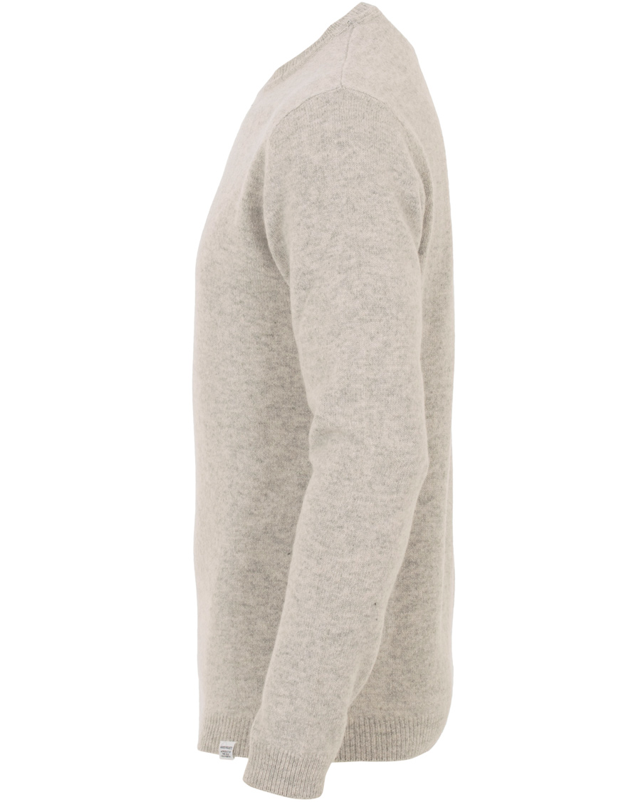 Herre | Trøjer | Norse Projects | Sigfred Lambswool Crew Neck Light Grey Melange