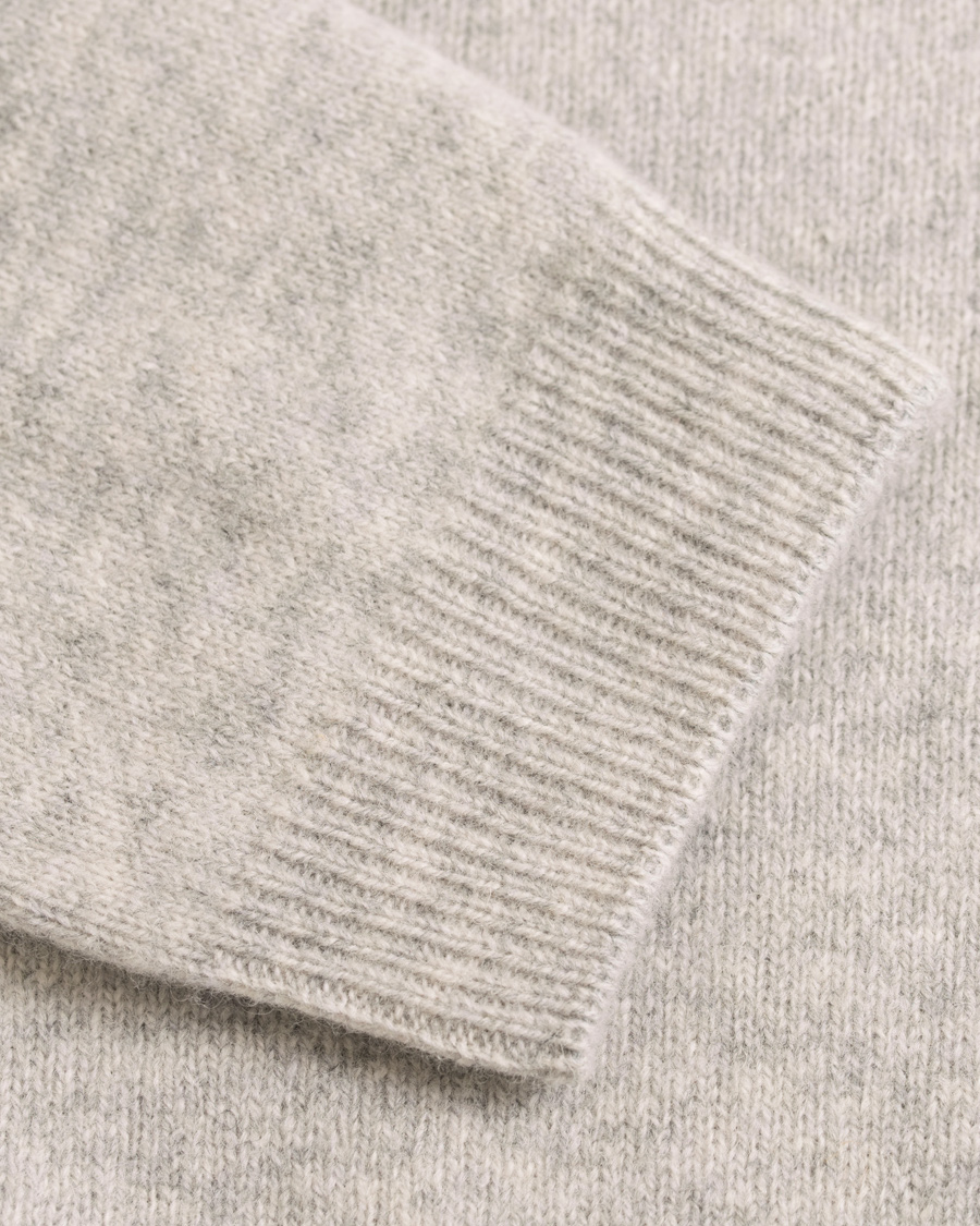 Herre | Trøjer | Norse Projects | Sigfred Lambswool Crew Neck Light Grey Melange