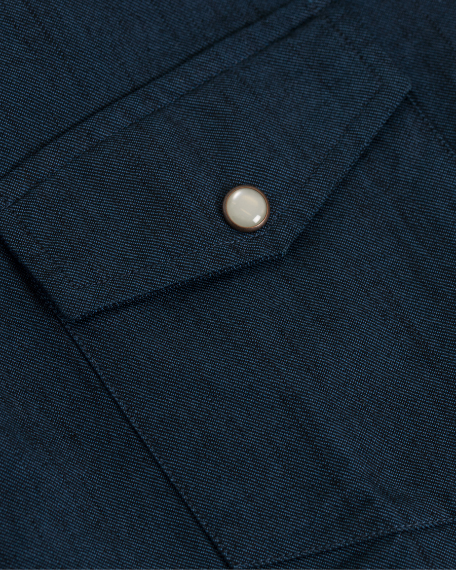 Herre | Jakker | Eton | Slim Fit Overshirt Indigo