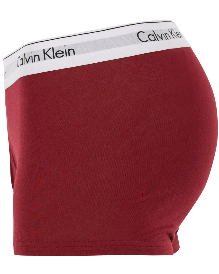 Herre | Undertøj | Calvin Klein | Jeans Modern Cotton 2-Pack Trunk Dylan Red/Black