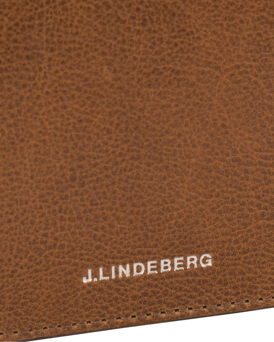 Herre | J.Lindeberg Leather Wallet Cognac | J.Lindeberg | Leather Wallet Cognac