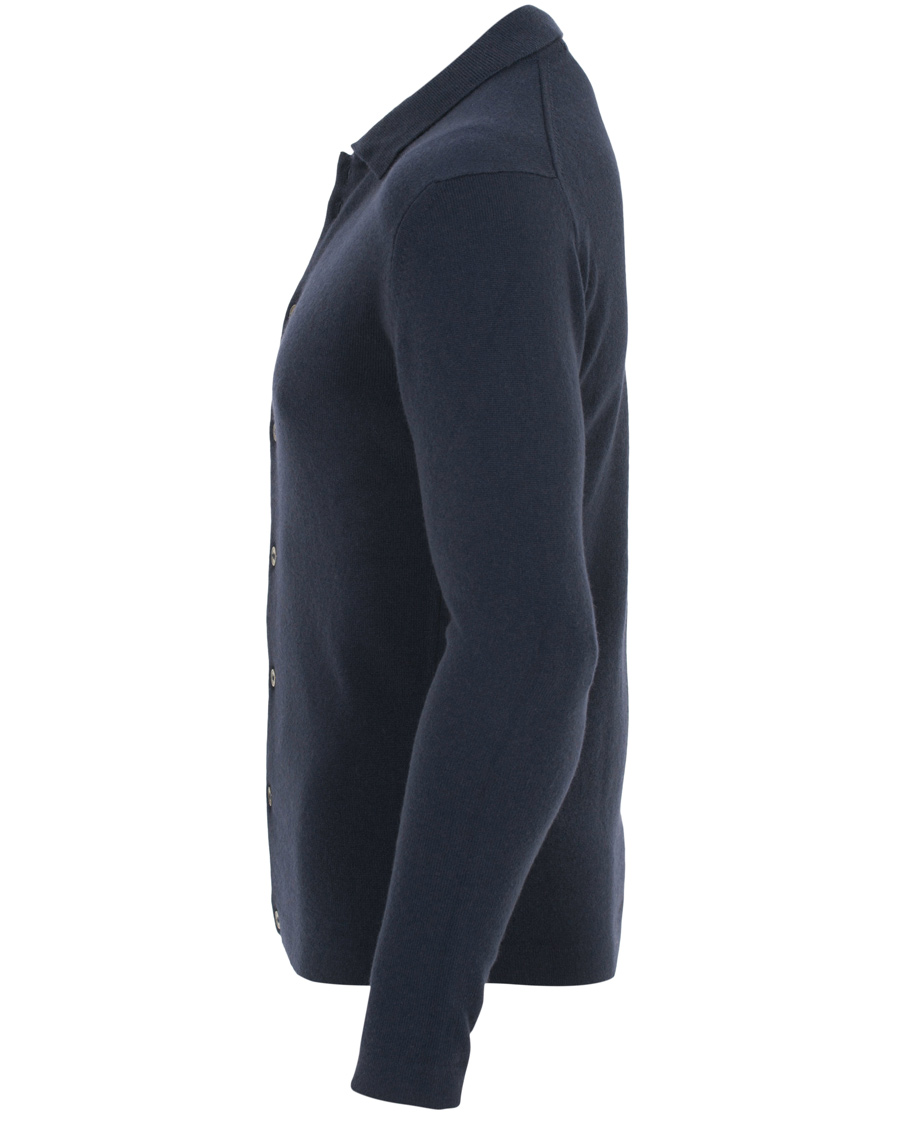 Herre | Trøjer | Johnstons of Elgin | Cashmere Cardigan Navy