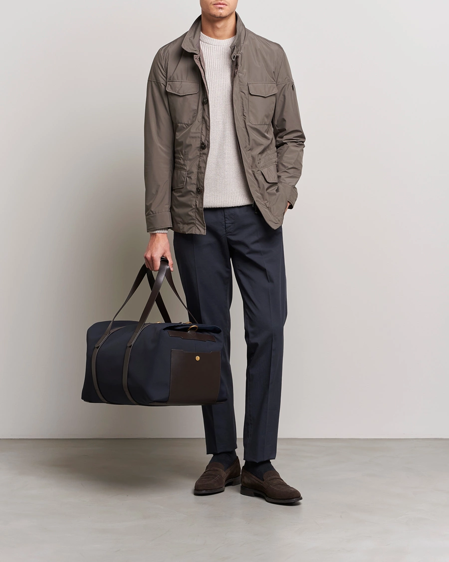 Herre | Weekendtasker | Mismo | M/S Supply Weekendbag Navy/Dark Brown