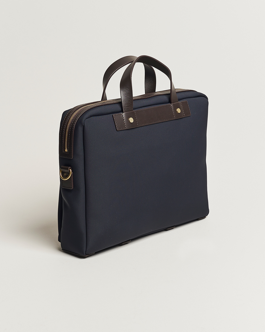 Herre | Tasker | Mismo | M/S Nylon Office Navy/Dark Brown