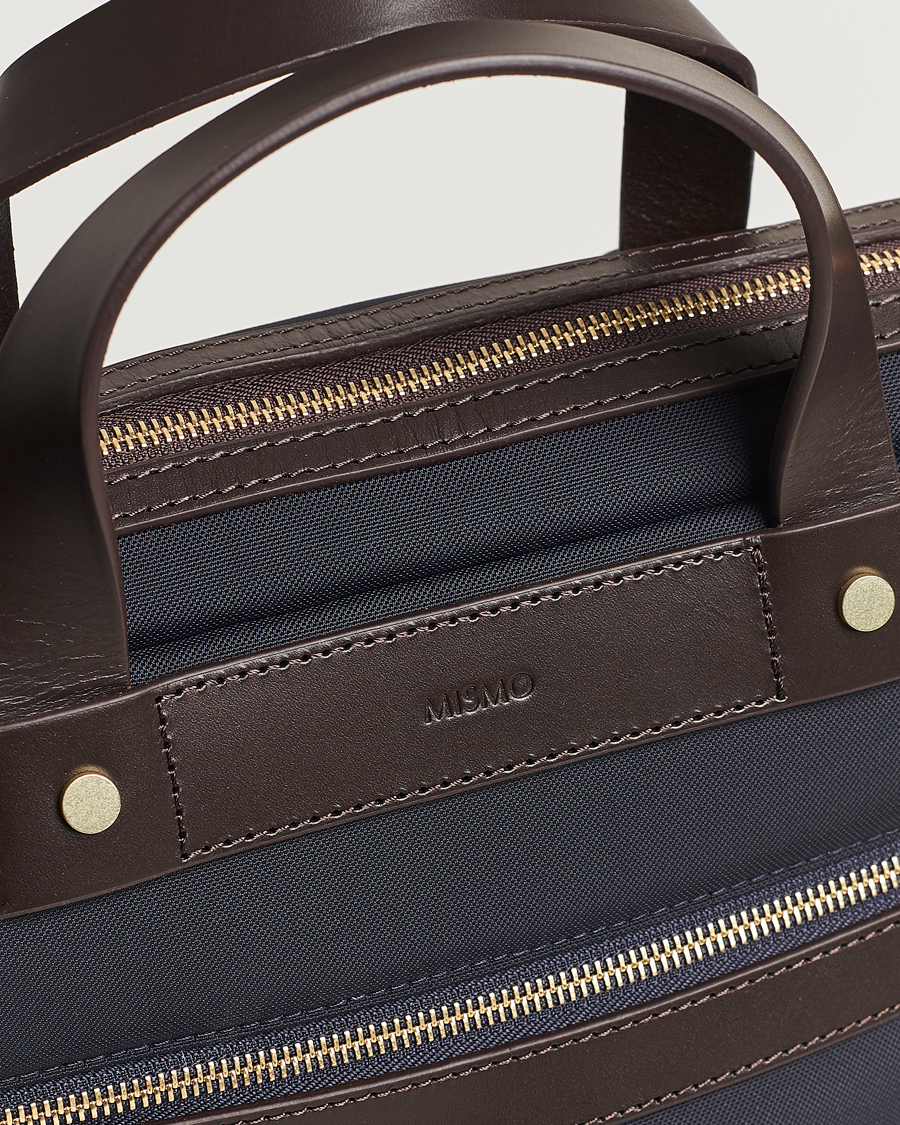 Herre | Tasker | Mismo | M/S Nylon Office Navy/Dark Brown