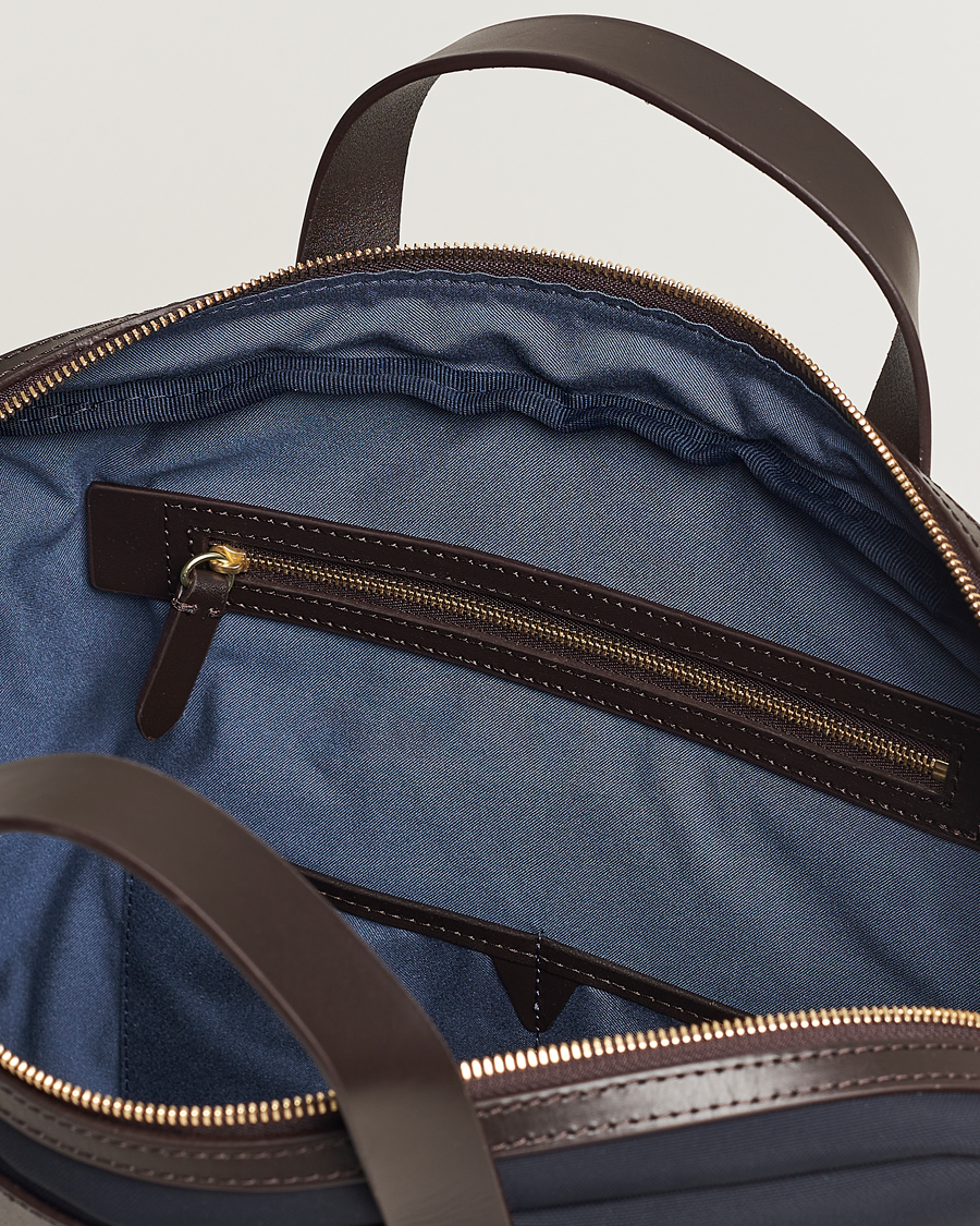 Herre | Tasker | Mismo | M/S Nylon Office Navy/Dark Brown