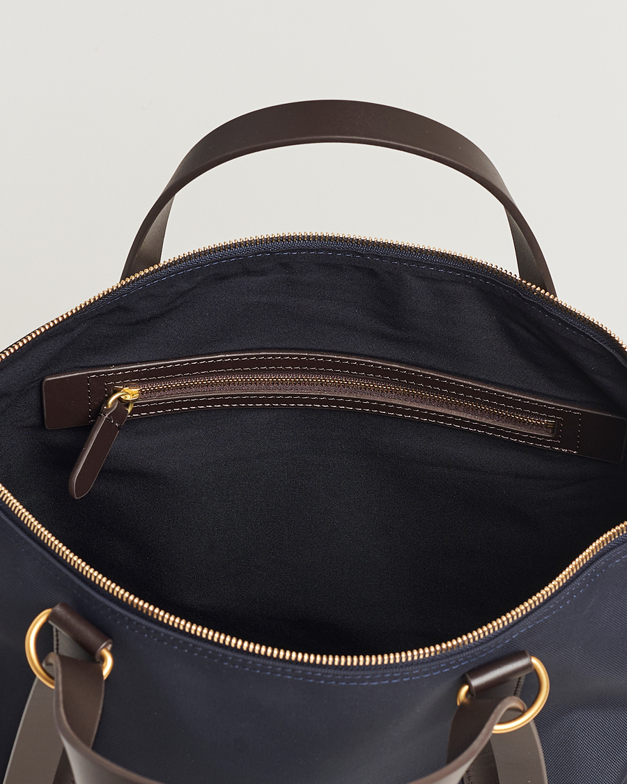Herre | Mismo M/S Nylon Day Pack Navy/Dark Brown | Mismo | M/S Nylon Day Pack Navy/Dark Brown