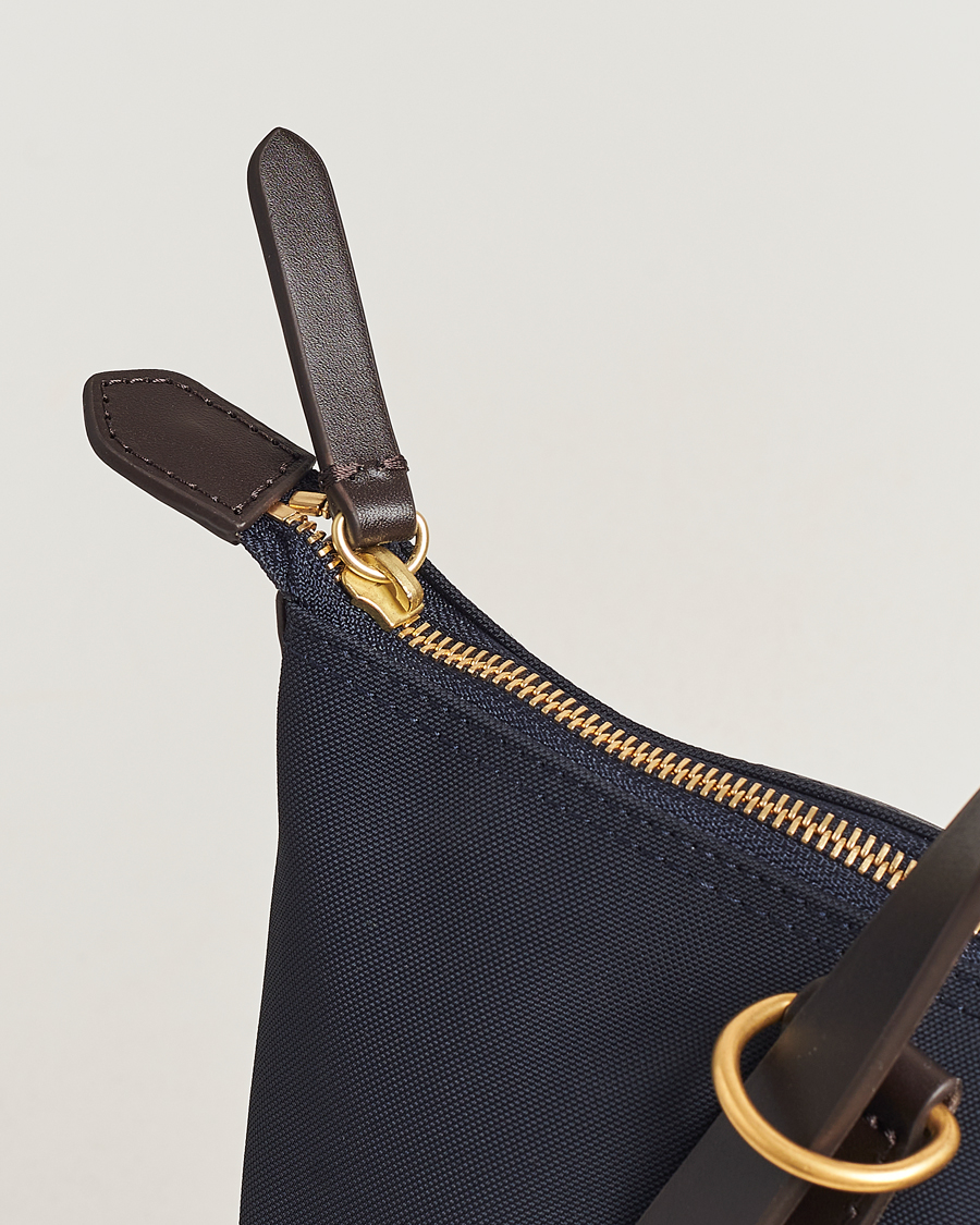Herre | Mismo M/S Nylon Day Pack Navy/Dark Brown | Mismo | M/S Nylon Day Pack Navy/Dark Brown