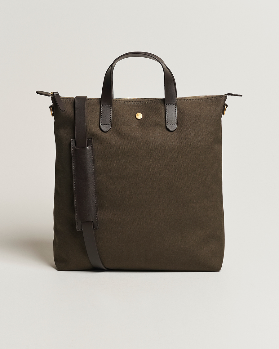 Herre | Tasker | Mismo | MismoM/S Canvas ShopperArmy/Dark Brown