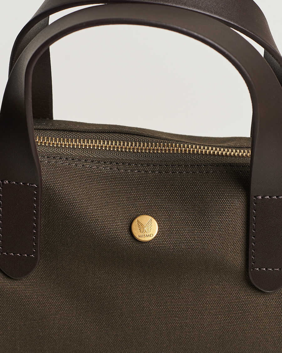 Herre | Tasker | Mismo | MismoM/S Canvas ShopperArmy/Dark Brown
