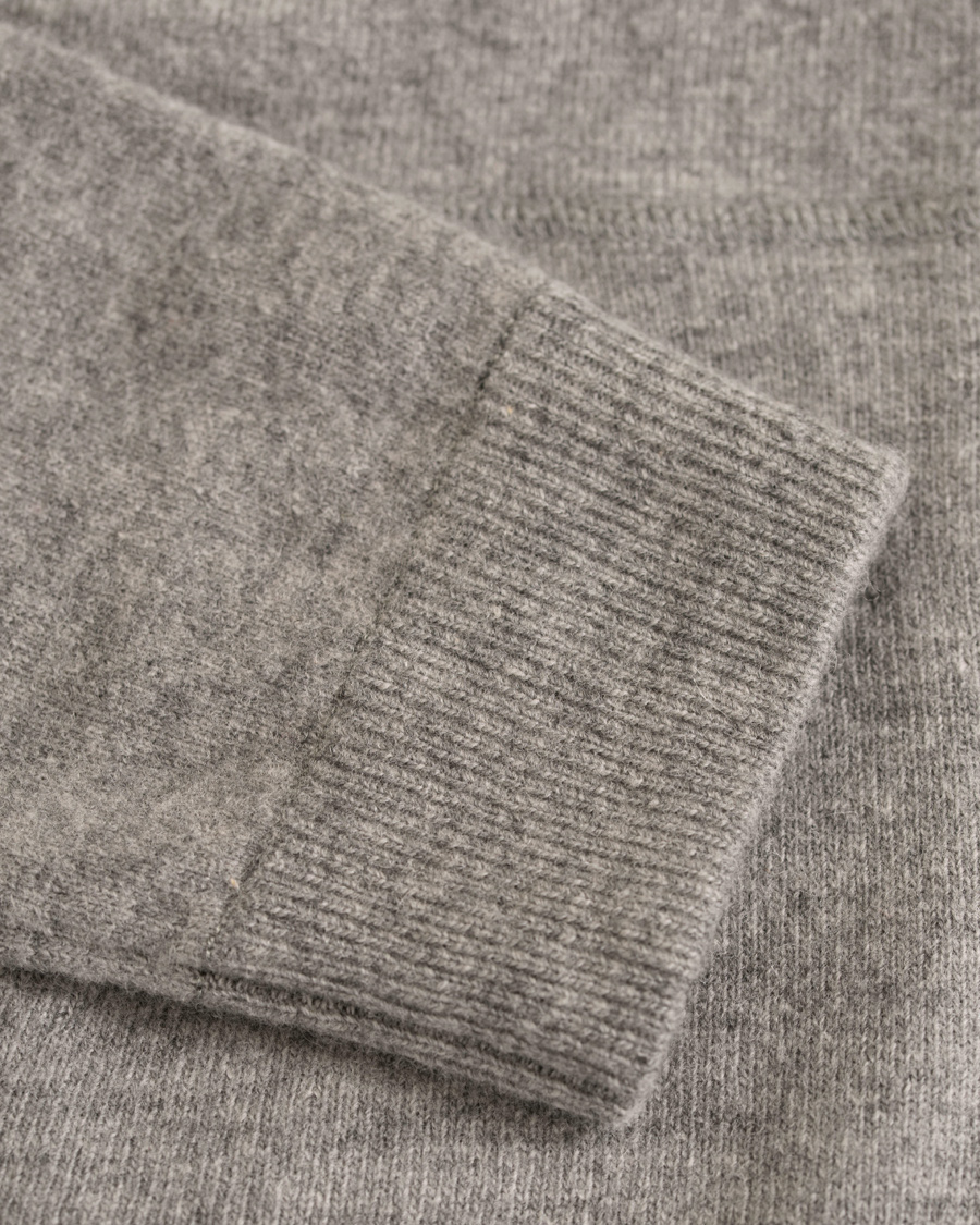 Herre | Trøjer | NN07 | Wool Full Zip Hoodie Light Grey