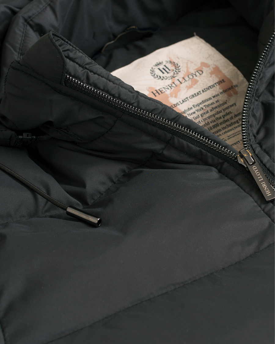 Henri Lloyd Hartley Down Jacket Black CareOfCarl