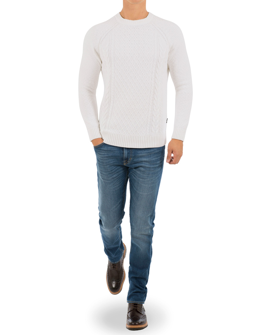 Herre | Trøjer | Henri-Lloyd | Henri Lloyd Kents Regular Crew Neck Knit White