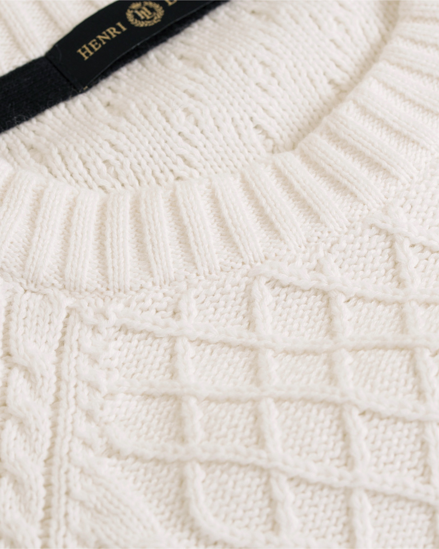 Herre | Trøjer | Henri-Lloyd | Henri Lloyd Kents Regular Crew Neck Knit White