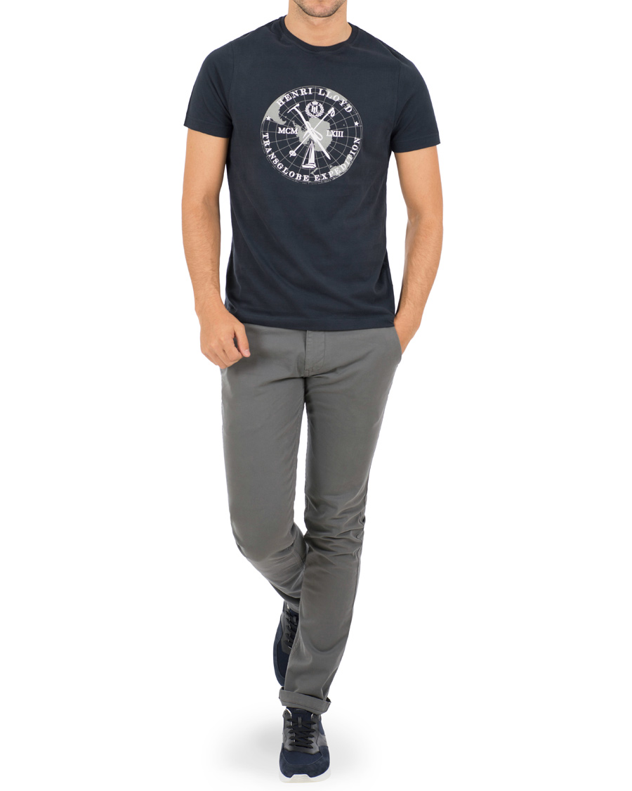 Herre | T-Shirts | Henri-Lloyd | Henri Lloyd Nympton Regular Crew Neck Tee Navy