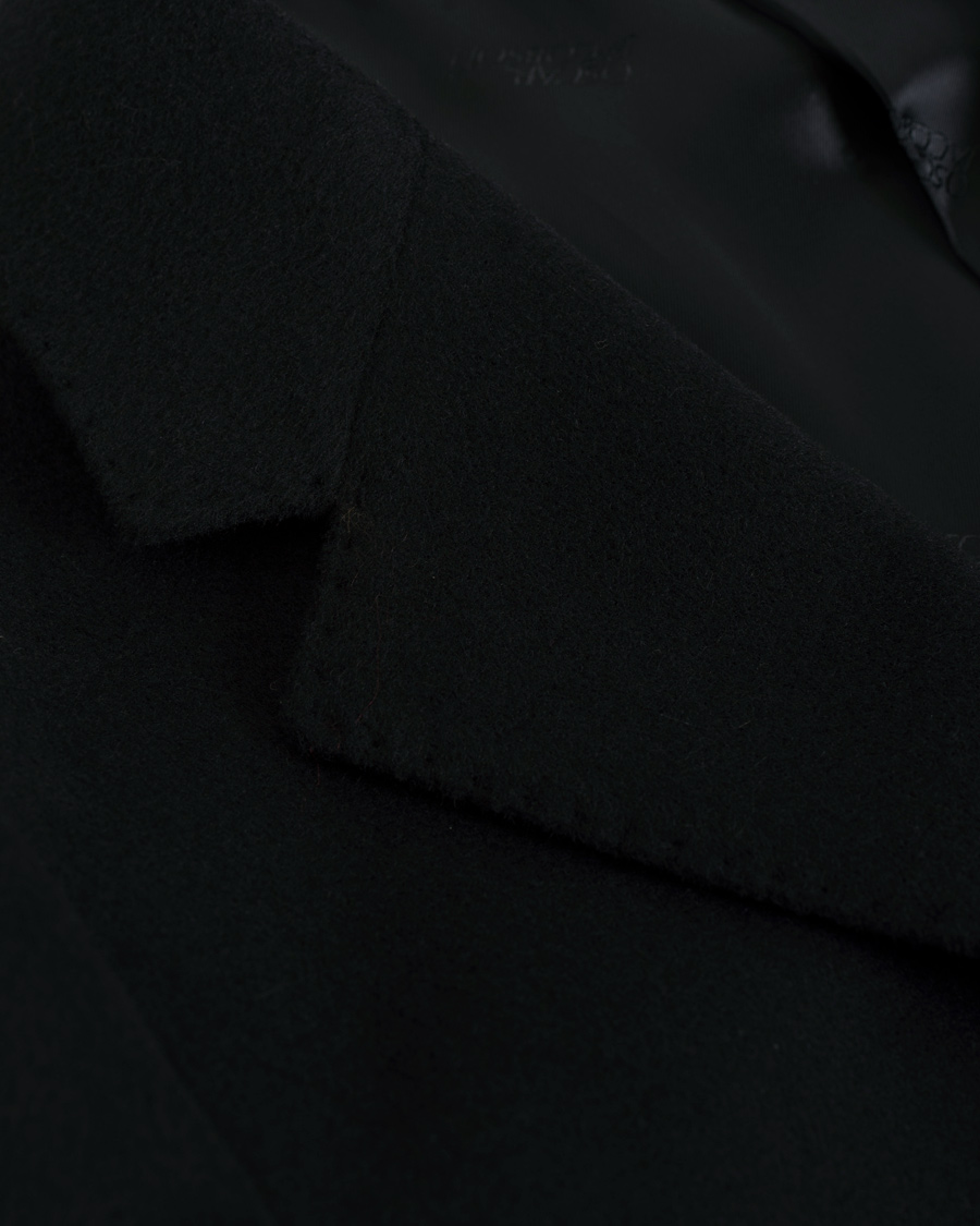 Herre | Jakker | Oscar Jacobson | Saks Wool Coat Navy