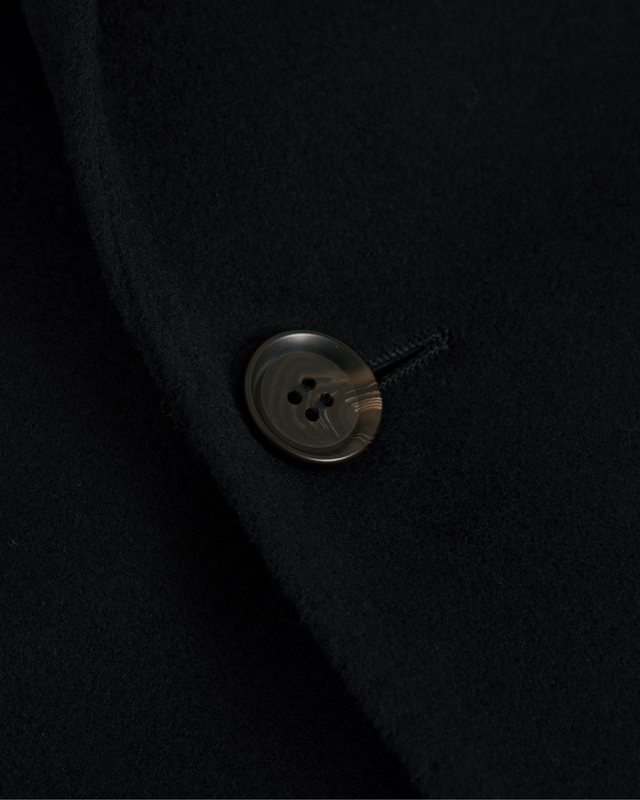 Herre | Jakker | Oscar Jacobson | Saks Wool Coat Navy