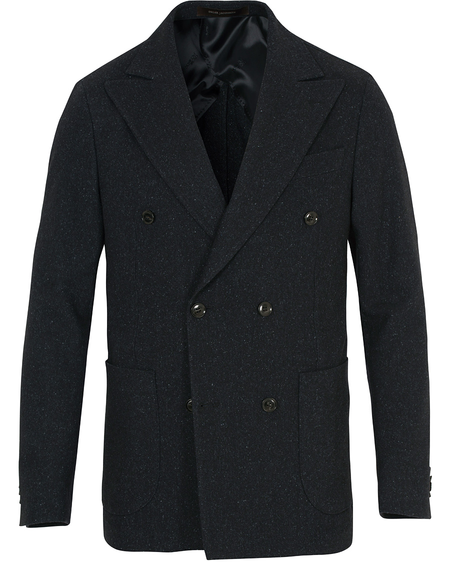 Herre | Blazere & jakker | Oscar Jacobson | Erik Double Breasted Blazer Navy