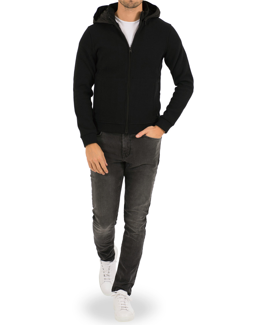 Herre | Trøjer | Woolrich | Catskill Wool Hoodie Black