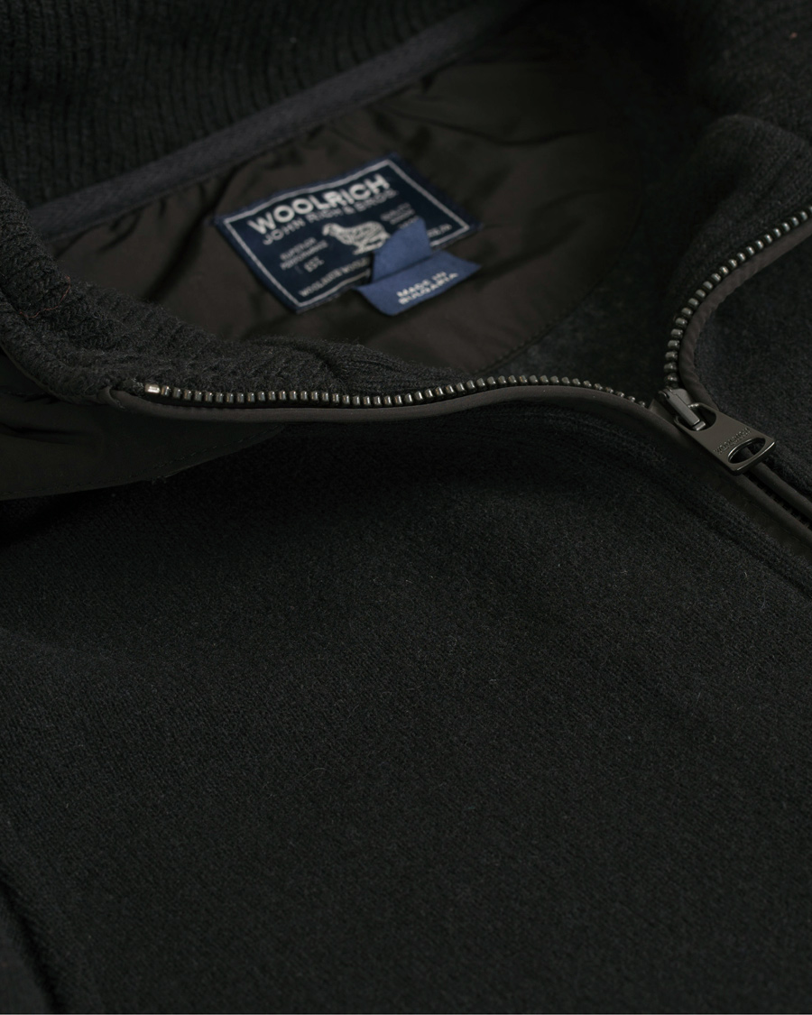 Herre | Trøjer | Woolrich | Catskill Wool Hoodie Black