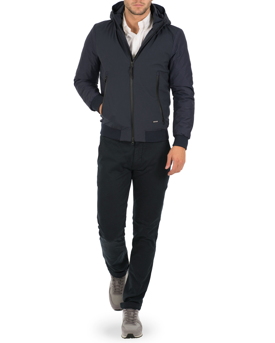 Herre | Jakker | Woolrich | Comfort Rain Jacket Navy