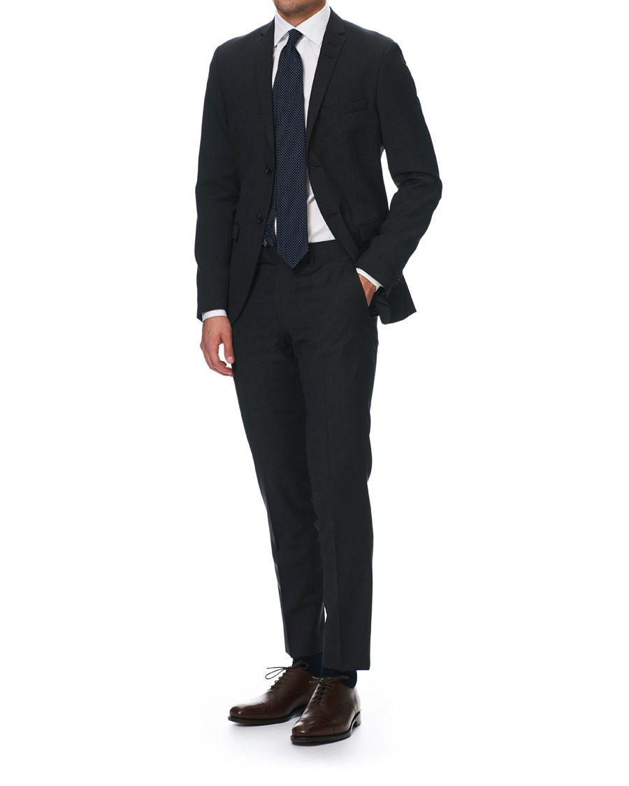 Herre | Bukser | Tiger of Sweden | Gordon Wool Trousers Dark Grey