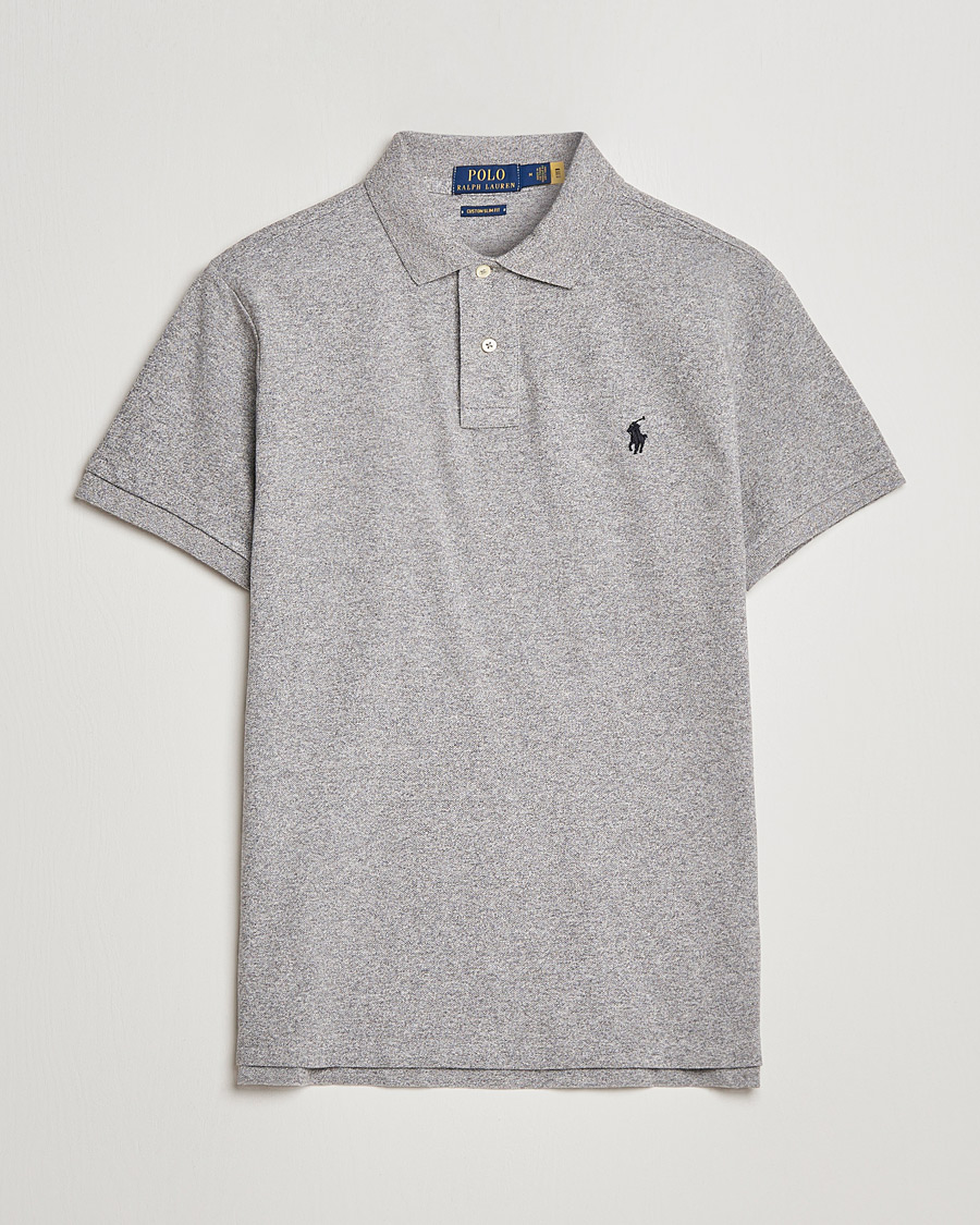 Herre | Polotrøjer | Polo Ralph Lauren | Custom Slim Fit Polo Canterbury Heather