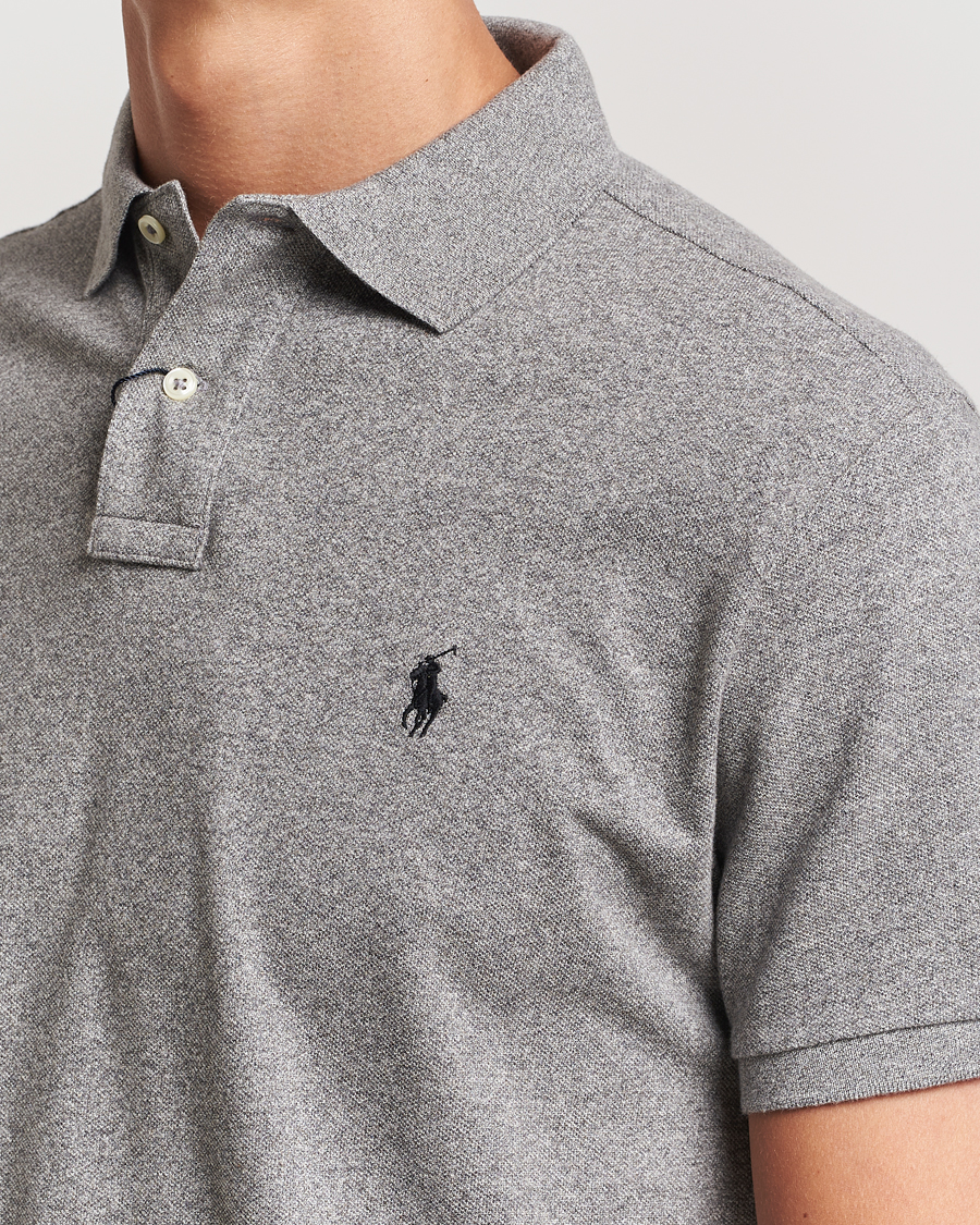 Herre | Polotrøjer | Polo Ralph Lauren | Custom Slim Fit Polo Canterbury Heather