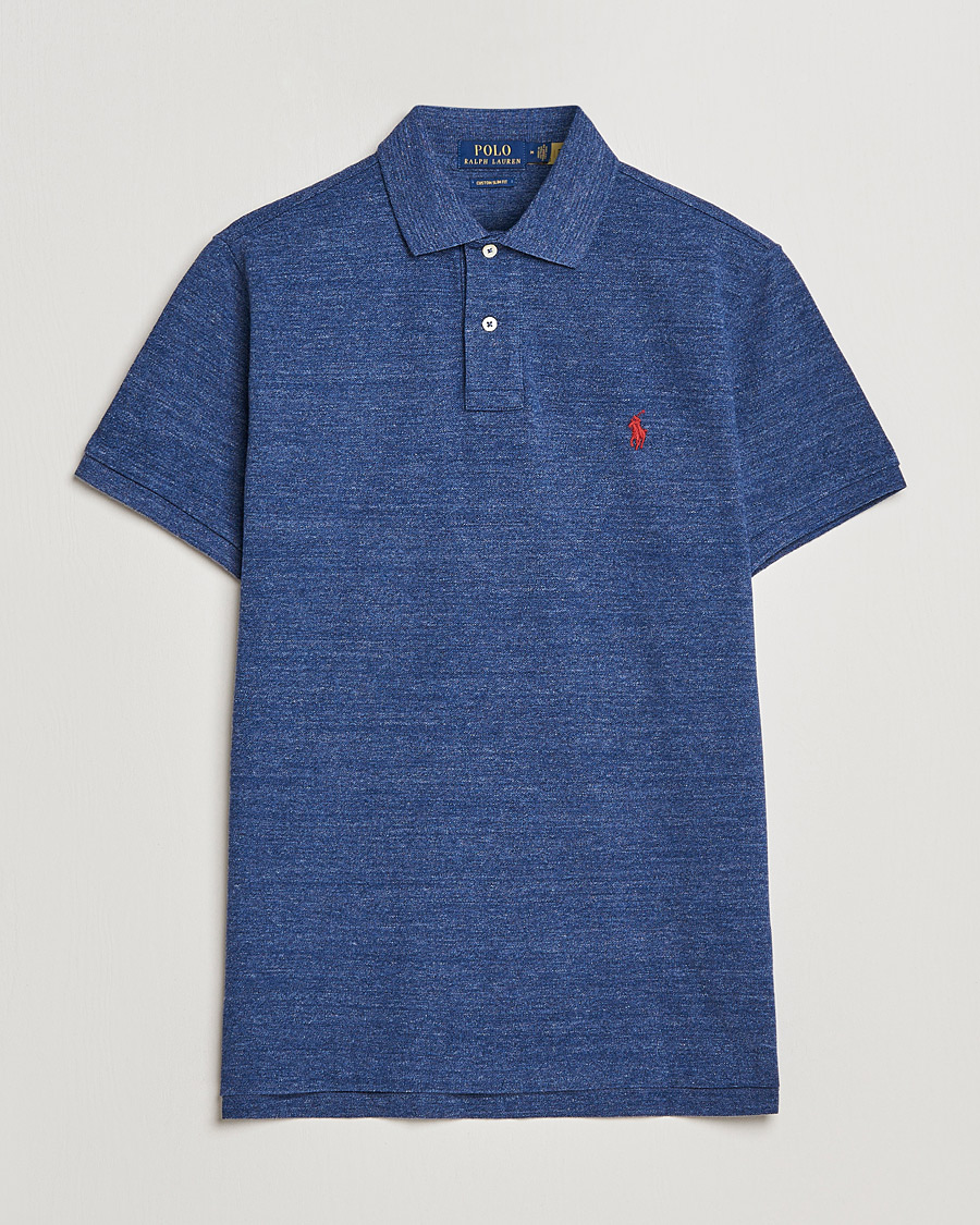 Herre | Polotrøjer | Polo Ralph Lauren | Custom Slim Fit Polo Classic Royal Heather